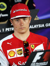 Kimi Raikkonen at the Thursday afternoon press conference
