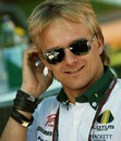 A relaxed Heikki Kovalainen in the Albert Park paddock