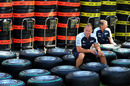 Williams engineers set tyre pressures