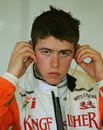 A pensive Paul di Resta before his first F1 drive