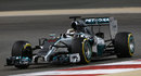 Lewis Hamilton out on track during qualifying