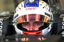 Sergey Sirotkin in the cockpit of the Sauber