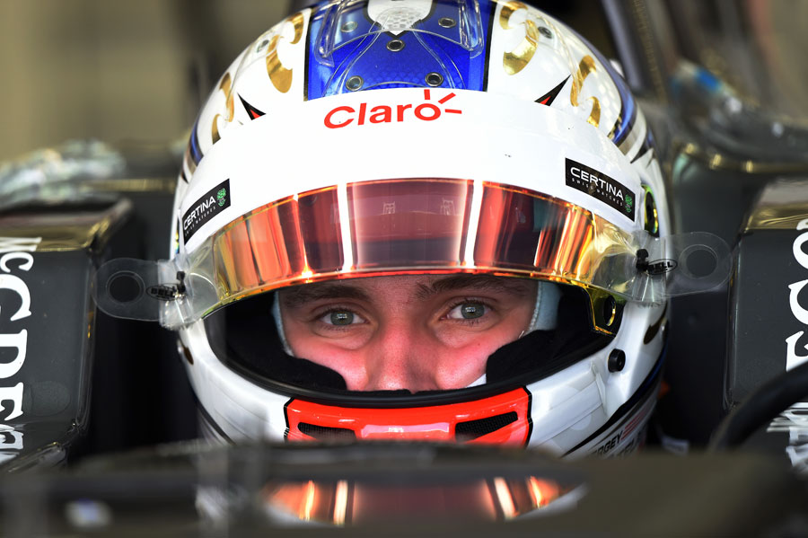 Sergey Sirotkin in the cockpit of the Sauber