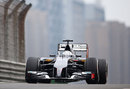 Adrian Sutil out on track in the Sauber