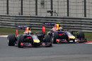Daniel Ricciardo attacks Sebastian Vettel