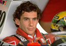 Ayrton Senna looks on from the cockpit 