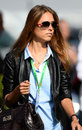 Fernando Alonso's girlfriend Dasha Kapustina arrives in the paddock
