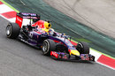 Sebastian Vettel rounds the apex 