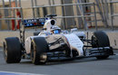 Susie Wolff heads out on track in the Williams