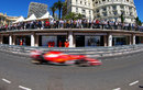 Fans watch Alonso fly past on the run up to Casino Square
