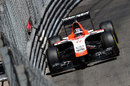 Jules Bianchi on track in the Marussia