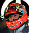 Michael Schumacher prepares to head out again