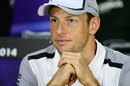 Jenson Button in the Thursday press conference