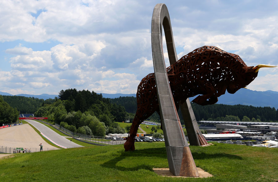 A view of the the Red Bull Ring in Spielberg