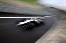 Kevin Magnussen drives during qualifying 