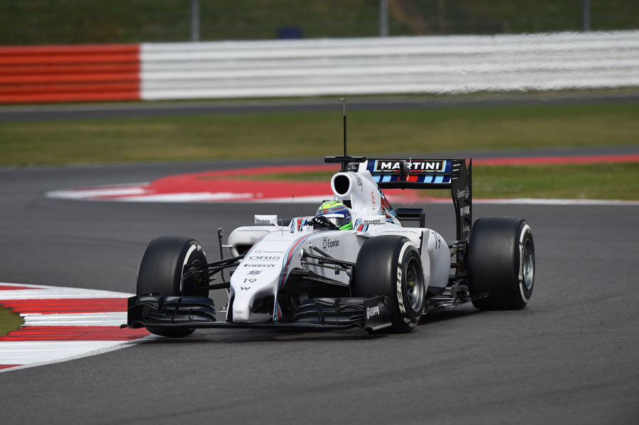 Felipe Massa on track for Williams