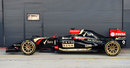 Pirelli's low-profile tyres fitted to the Lotus E22