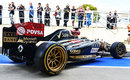 Charles Pic heads out on track on Pirelli's 18-inch concept tyres