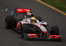 Body work falls off Lewis Hamilton's McLaren