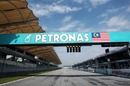 The Sepang start / finish straight pictured on Thursday