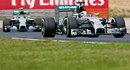 Nico Rosberg stalks team-mate Lewis Hamilton