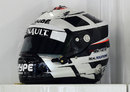 A shot of Andre Lotterer's helmet in the Caterham garage