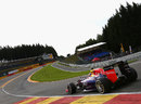 Daniel Ricciardo threads his Red Bull through Eau Rouge