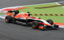 Jules Bianchi exits the first chicane during Friday practice