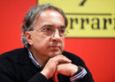 Sergio Marchionne looks on during a Maranello press conference