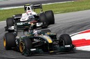 Kamui Kobayashi follows Jarno Trulli