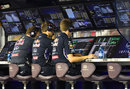 The Red Bull pit wall