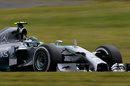 Nico Rosberg on track during qualifying