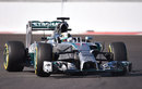 Lewis Hamilton enters a corner in qualifying