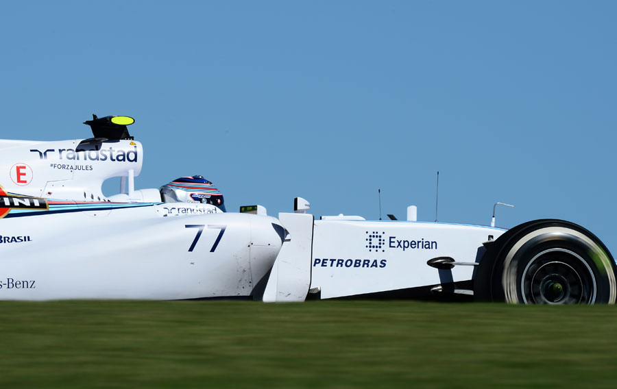 Valtteri Bottas behind the wheel for Williams in Friday practice