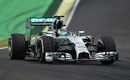 Nico Rosberg turns into the final corner