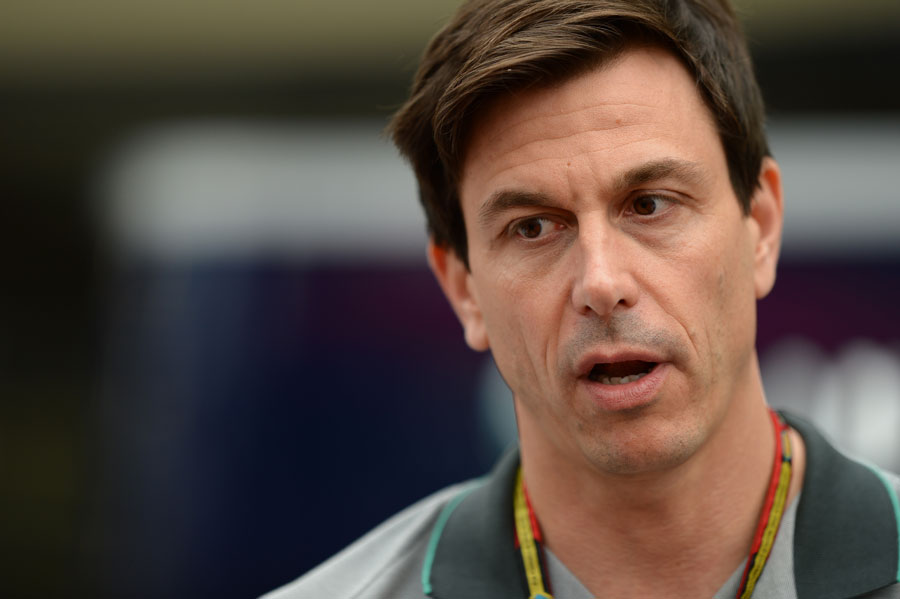Toto Wolff in the paddock