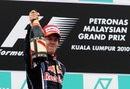 Sebastian Vettel savours victory