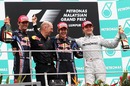The Malaysian Grand Prix podium
