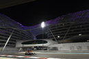 Adrian Sutil navigates the Sauber through the final sector