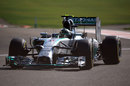 Nico Rosberg navigates a corner in FP3