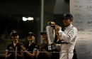 Lewis Hamilton basks in the glory of a second world championship