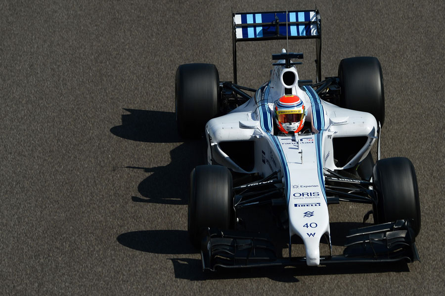 Felipe Nasr on track in the Williams