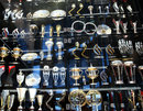 Red Bull's trophy cabinet at the team's Milton Keynes factory