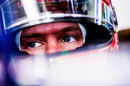 Sebastian Vettel in the cockpit of his Red Bull