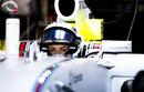 Susie Wolff in the cockpit of the Williams
