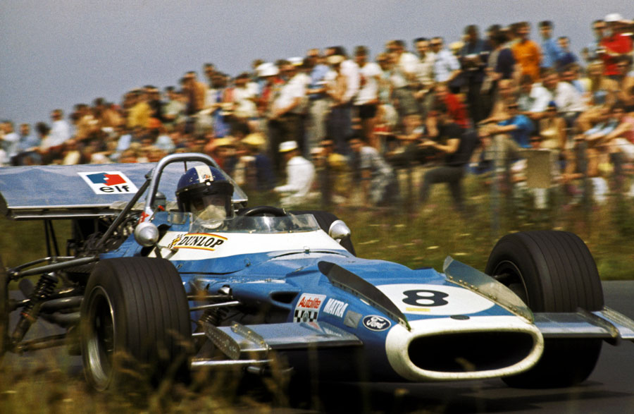 Jean-Pierre Beltoise at the wheel of the Matra