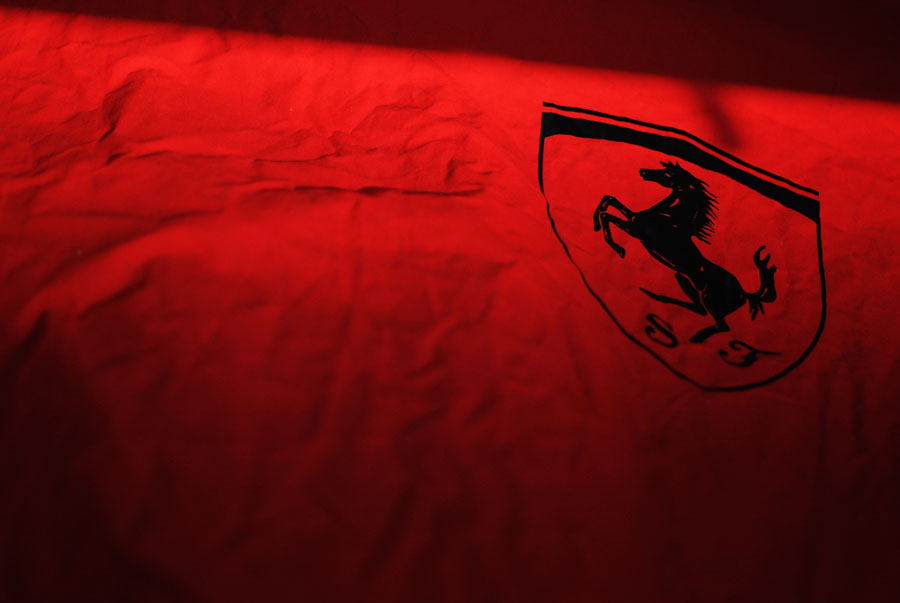 A Ferrari under cover