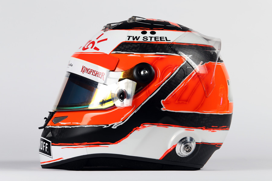 Nico Hulkenberg's helmet design for the 2015 season 