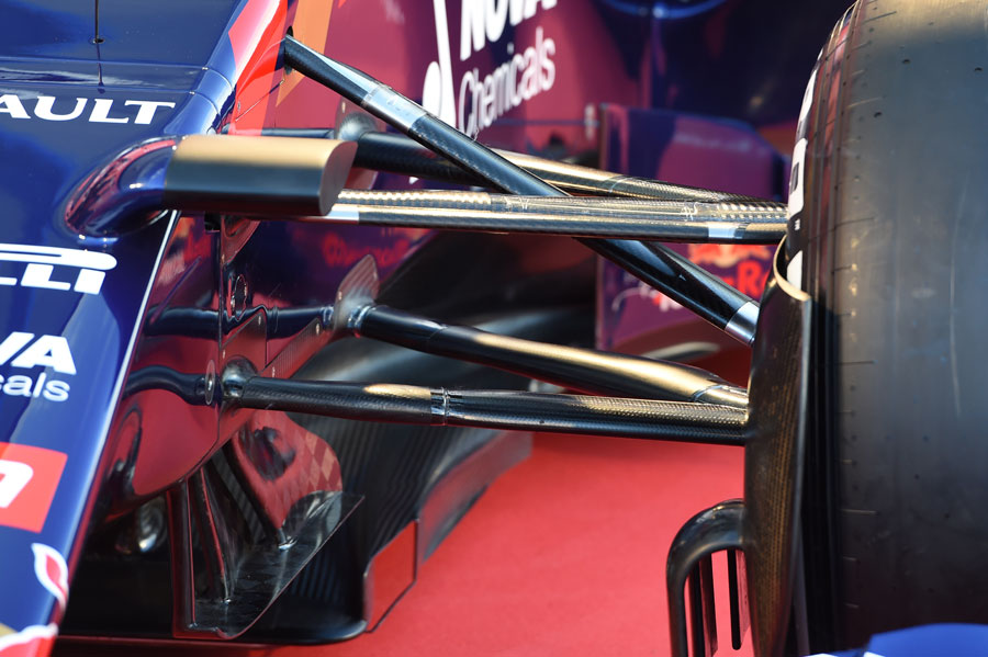 Suspension detail on the Toro Rosso STR10