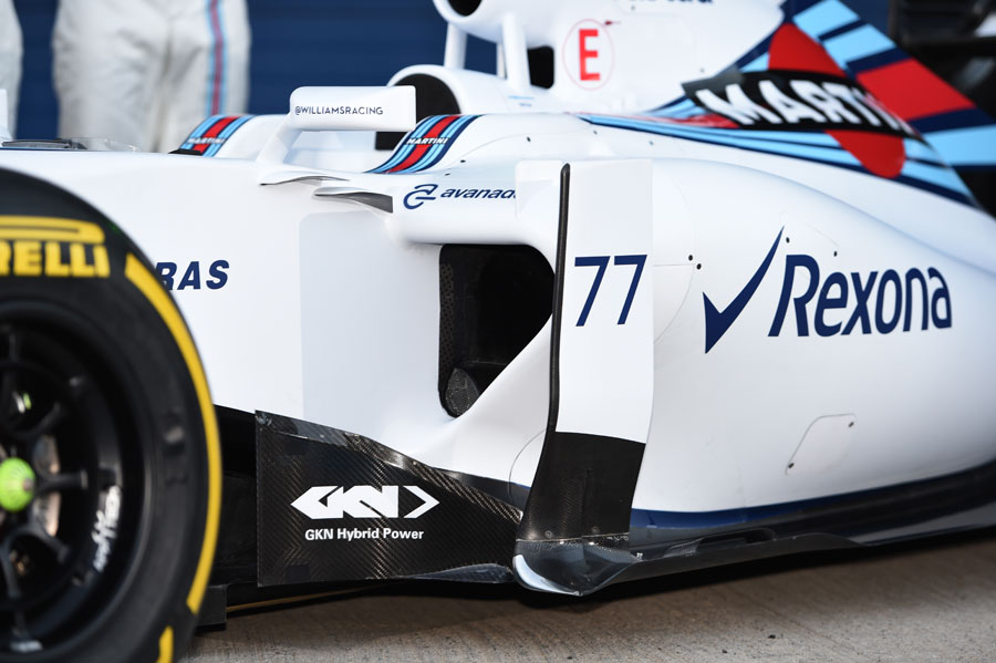 A side view of the FW37